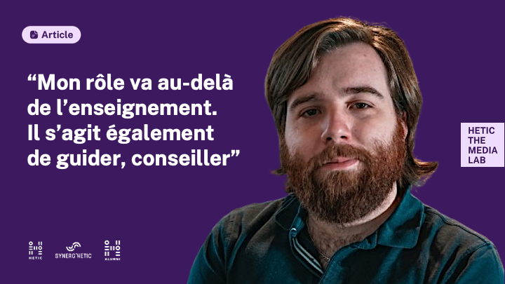 Mon rôle va au-delà de l'enseignement. Il s'agit également de guider, conseiller